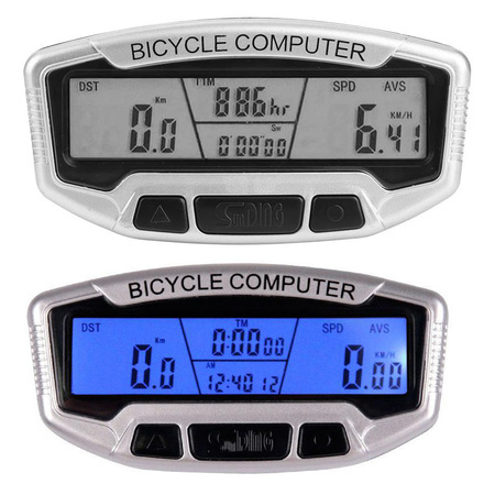 Compteur de vélo lcd étanche 28 fonctions vélo