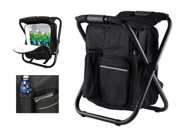Chaise de pêche avec sac à dos sac pliant 3in1