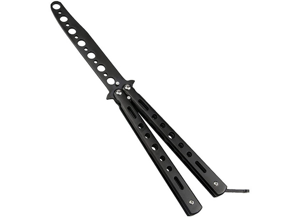 Blunt butterfly training knife