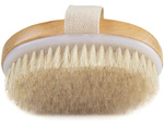 Brosse de massage pour le corps sec humide naturel