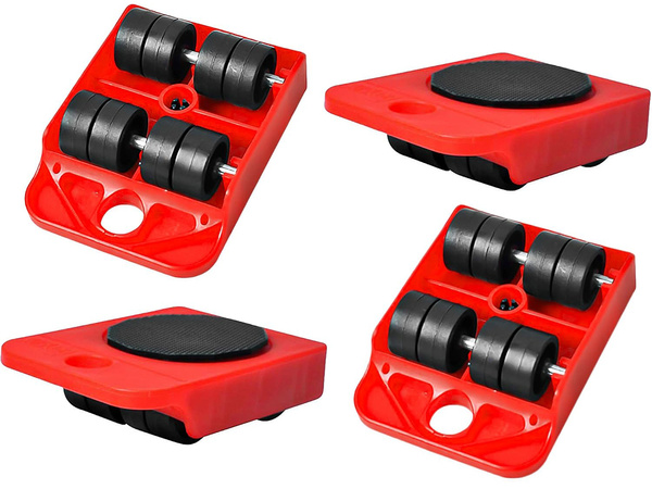 MÖBEL-TRANSPORTHEBESATZ bis zu 150KG 4 x ROLLEN