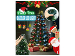 Christmas tree lights curtain 64 led rgb