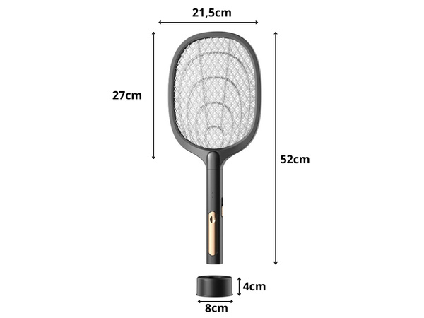 Elektrische fliegenklatsche für mücken motten insekten mit uv-lampe mit ständer
