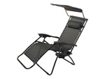 Folding beach chair zero gravity 2in1 chair with canopy