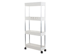Étagère de salle de bain armoire de cuisine sur roulettes bibliothèque