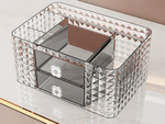 Boîte de rangement pour cosmétiques et bijoux pour la salle de bain ou le bureau tiroirs