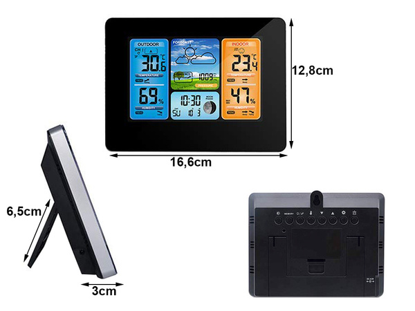 Wireless weather station hygrometer dcf