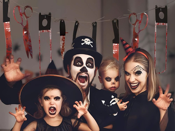 Halloween girland 2m tööökirjad tööökirjad halloweeni korrustamine