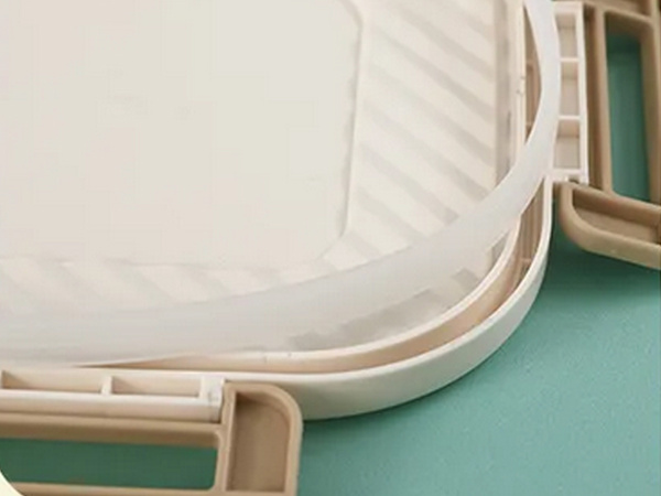 Lunchbox homemade breakfast container with compartments for breakfast and lunch, including cutlery