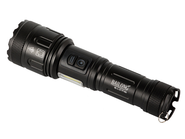 Тактический фонарь bailong cree led xhp160 cob power