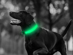 Led lighting darkness collar pentru câini și pisici reglabil 59cm