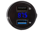 Fm transmiteris mp3 bluetooth įkroviklis 2x usb audio automobilio įkroviklis