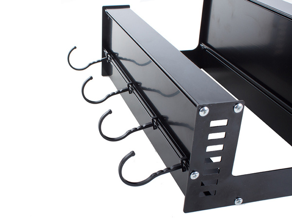 Kitchen wall-hung shelf double hanger