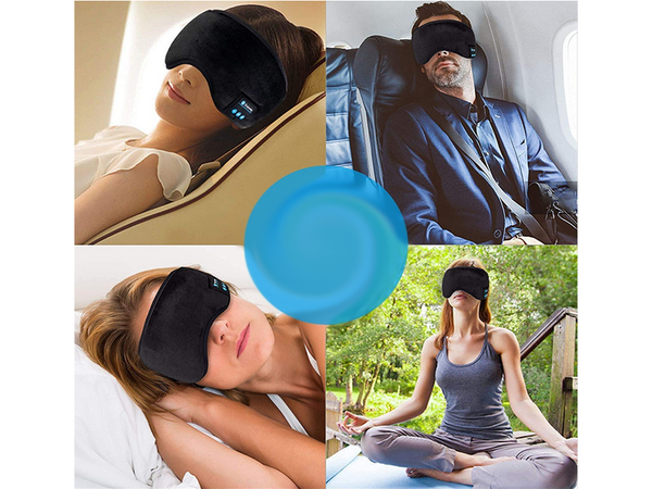 Повязка на глаза для сна bluetooth наушники маска