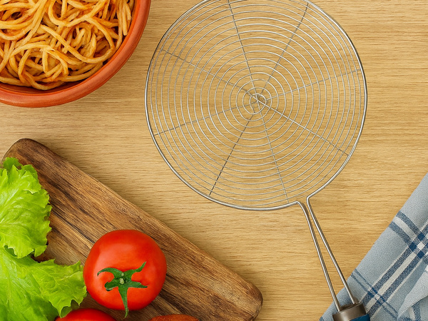Cedzak spoon strainer ladle for frying dumplings frying spoon kitchen skimmer