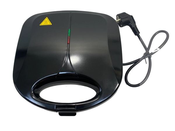 Hriankovač 750w sendvičový dvojitý čierny