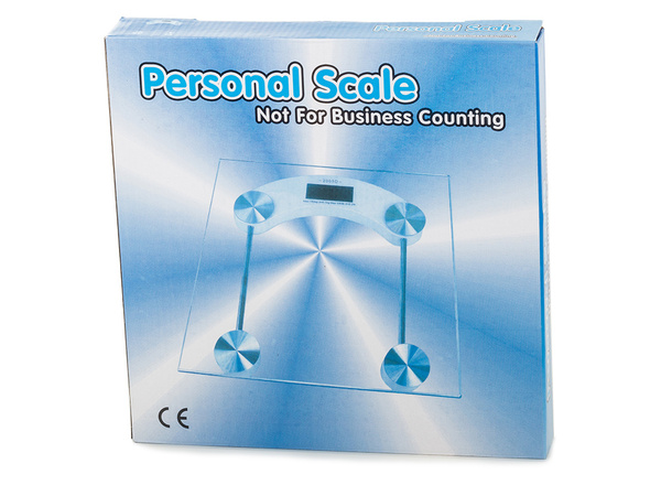 Pèse-personne electronique 180kg verre lcd