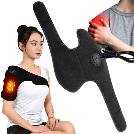 Masseur coude épaule avec vibration chauffante 3 modes usb