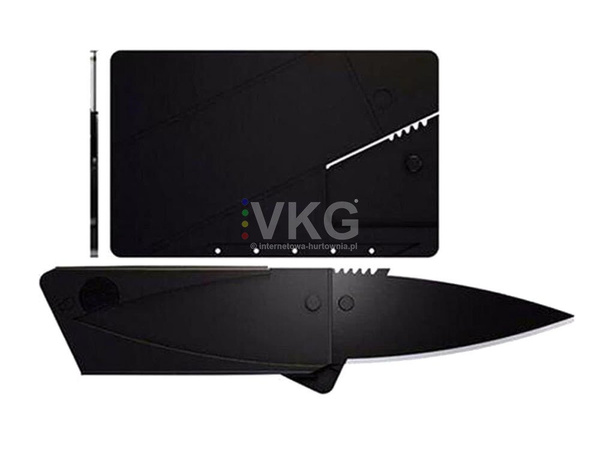 Nóż składany karta przetrwania srvival