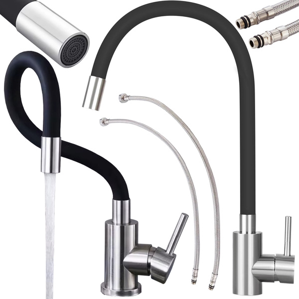 Prilagodljiva kuhinjska mešalna pipa z vrtljivim izlivom 360 prilagodljiva