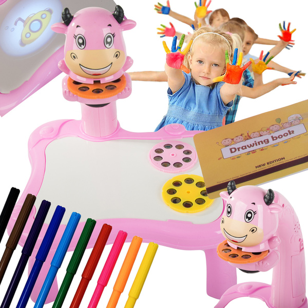 Retroproiector masă de desen whiteboard markere pentru copii markere
