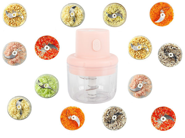 Elektrický sekáček na česnek