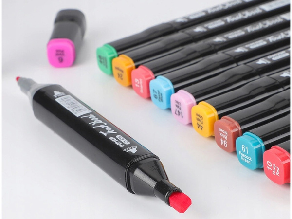 Alcool markers touch kit 168pcs tote sac