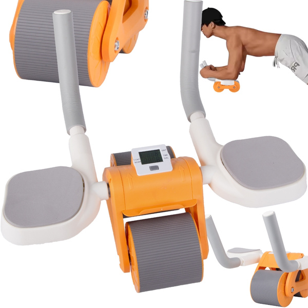 Rodillo doble ab rueda de ejercicios con ordenador desarrollo muscular abdominal
