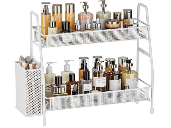 Küchenregal loft küchenorganisator zweistöckiger stand mit korb