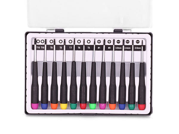 Presné skrutkovače torx 12 ks + puzdro na skrutkovače