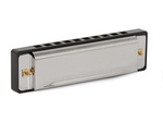 Metal harmonica in c major case 10 channels