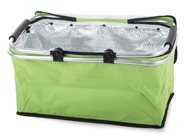 Thermofaltbarer picknickkorb isolierender einkaufskorb