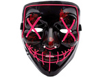 Svietiace led maska halloween strana očista
