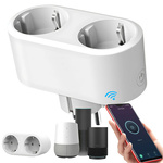 Priză dublă inteligentă wifi timer inteligent 16a app