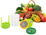 Spiral slicer vegetable grater sharpener