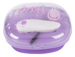 Frezarka do paznokci manicure pedicure suszarka zestaw akcesoria 7w1
