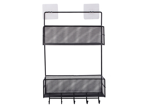 Metal organiser hanging shelf kitchen shelf bathroom hanger