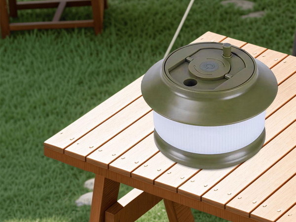 Lampe de camping guirlande led rechargeable en rouleau 20m chaud