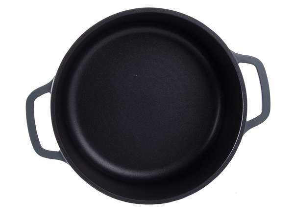 Casserole plateau de cuisson couvercle 4l induction aluminium