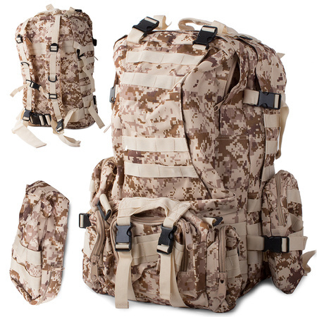 Tactical survival military backpack 48.5l