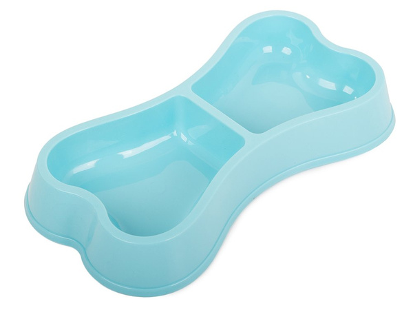Écuelle en plastique pour chien chat double 0.15l