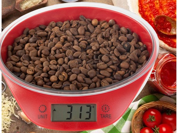 Elektronski kuhinjski čajnik z odstavljivo mizo 5kg/1g digitalna precizijska tehtnica