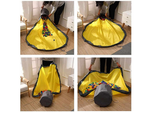 Coș de jucărie blocuri cu sac organizator mat coș de jucărie cu capac mânere