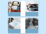 Portable mini travel washing machine rotary washing machine