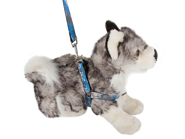 Laisse avec harnais harnais de marche pour chien chat taille ajustable confortable