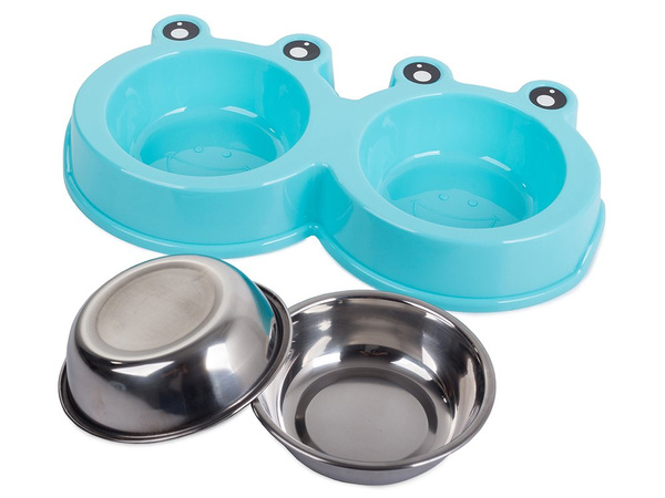 Kovinski dvojni dog box 0,3l x 2