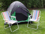 TIENDA DE CAMPAÑA 2 PERSONAS MOSQUITERA IMPERMEABLE DORMITORIO