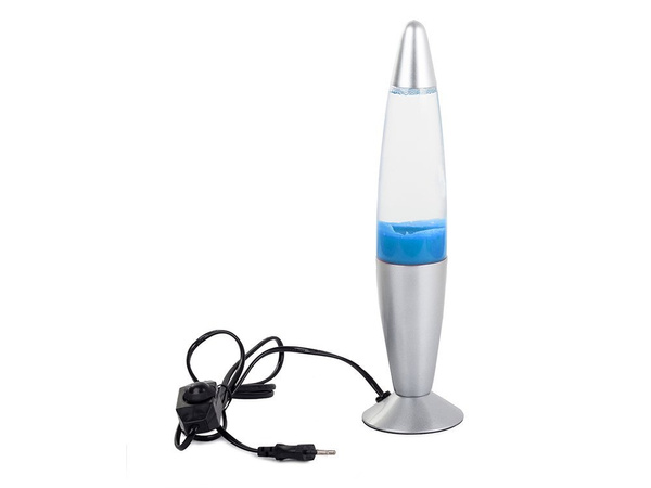 Nakts gaismas ūdens lampa ar vaska lavu lavu