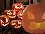 Calabaza animación proyector halloween luz de la noche
