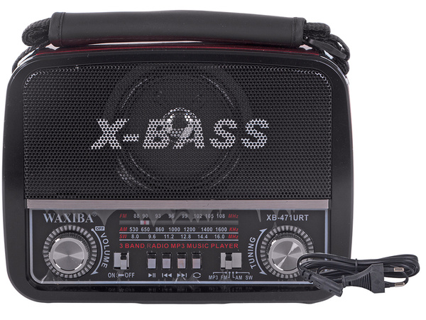 Mobilais virtuves radio tīkla akumulators fm/am/sw usb aux tf mp3 retro